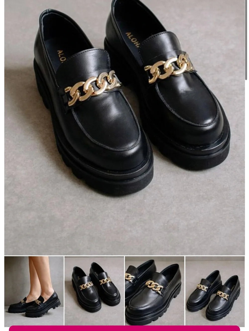 ALOHAS Track Loafer Total Black